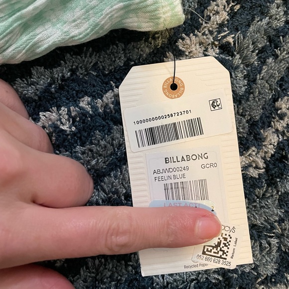 BNWT Billabong Feeling Blue spring dress - Picture 2 of 3